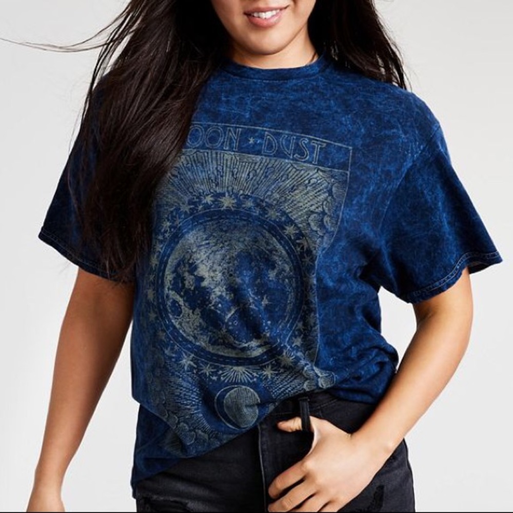 Moon Dust Acid Wash T Shirt